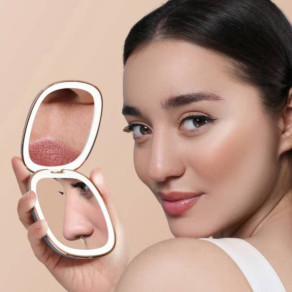 Fancii - Wholesale Compact Mirror - Mila 2 Luxe Lighted Compact Mirror