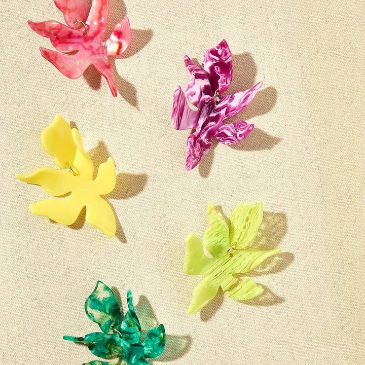 LINNY CO - Wholesale Dangle Earrings - Flora Statement Earrings - Bahama Mama2