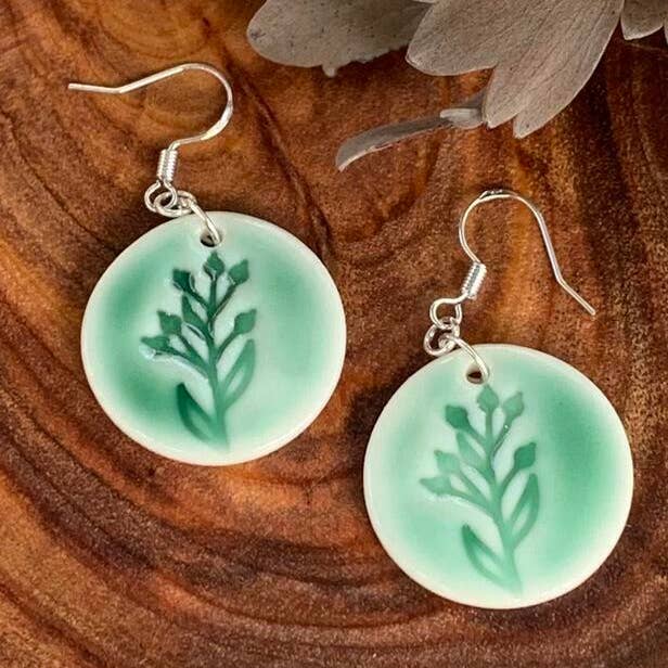 Wolf and Clay Pty Ltd - Wholesale Dangle Earrings - Lark - Porcelain Earrings2