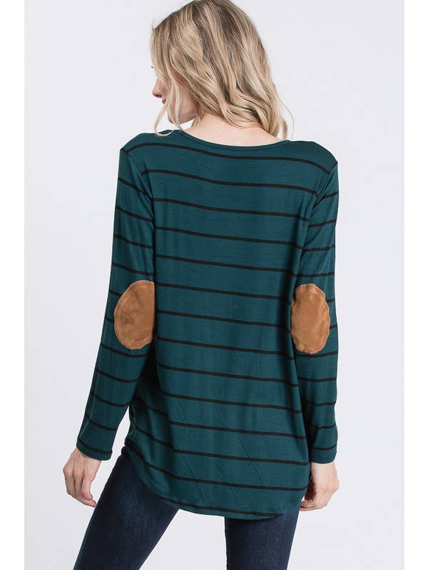 HEIMISH - Wholesale Tunic - Women's - ST1376-11 STRIPE TOP4