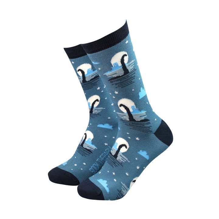Moonlight Nessie - Women's Bamboo Socks for wholesale by Smiling Faces