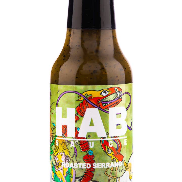 HAB Sauce - Wholesale Hot Sauce - Roasted Serrano HAB Sauce Hot Sauce 5 oz. (148ml)0