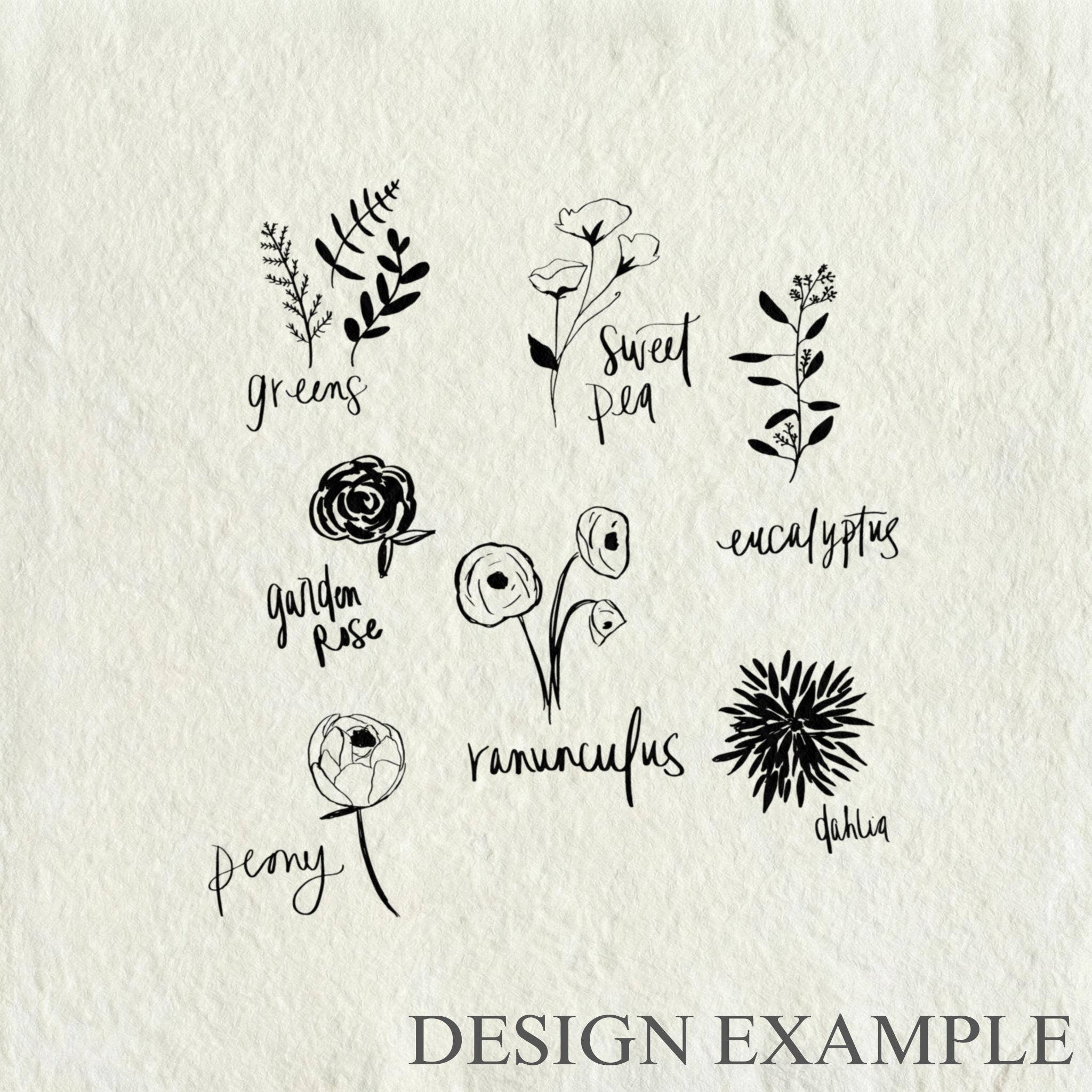 DWELL Home Shoppe - Wholesale Art Print - Glass Table Frames & Cards - Flower Types | Cozy Home Gift1