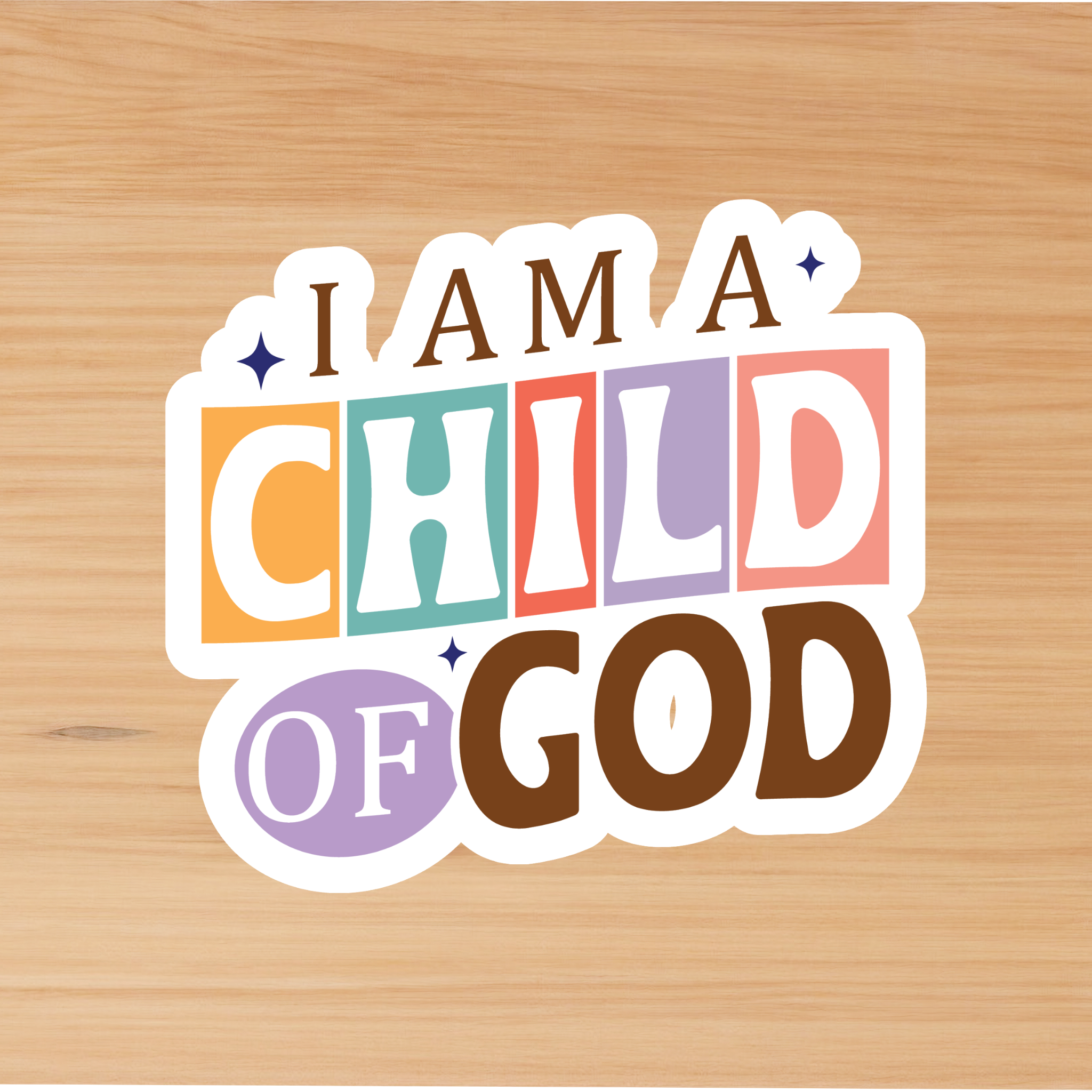 Nug&Carol Design - Wholesale Sticker - Stickers| Colorful Christian Quotes10