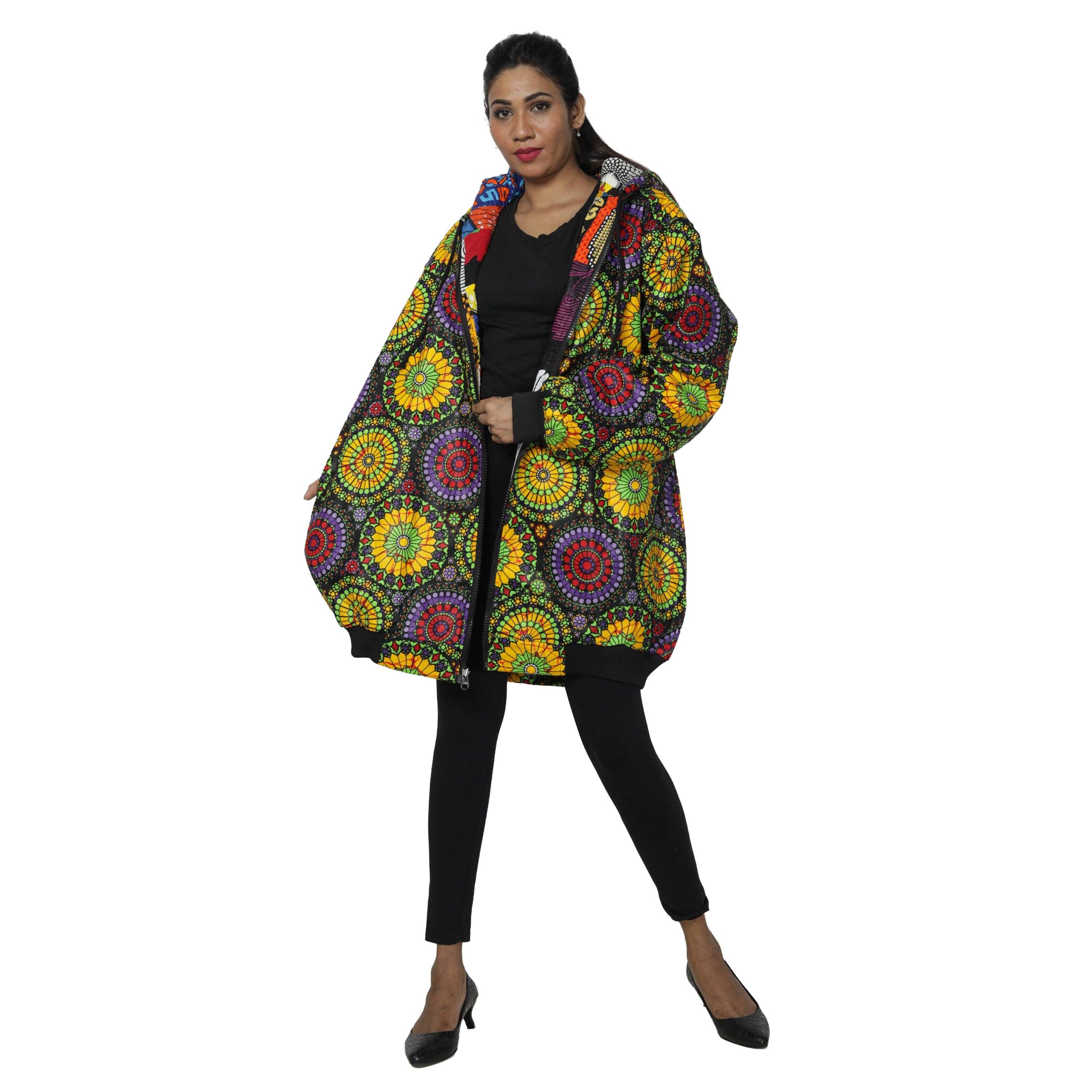 African Stars - Wholesale Retailer Display - Apparel - Unisex Reversible Jacket -- FI-2735