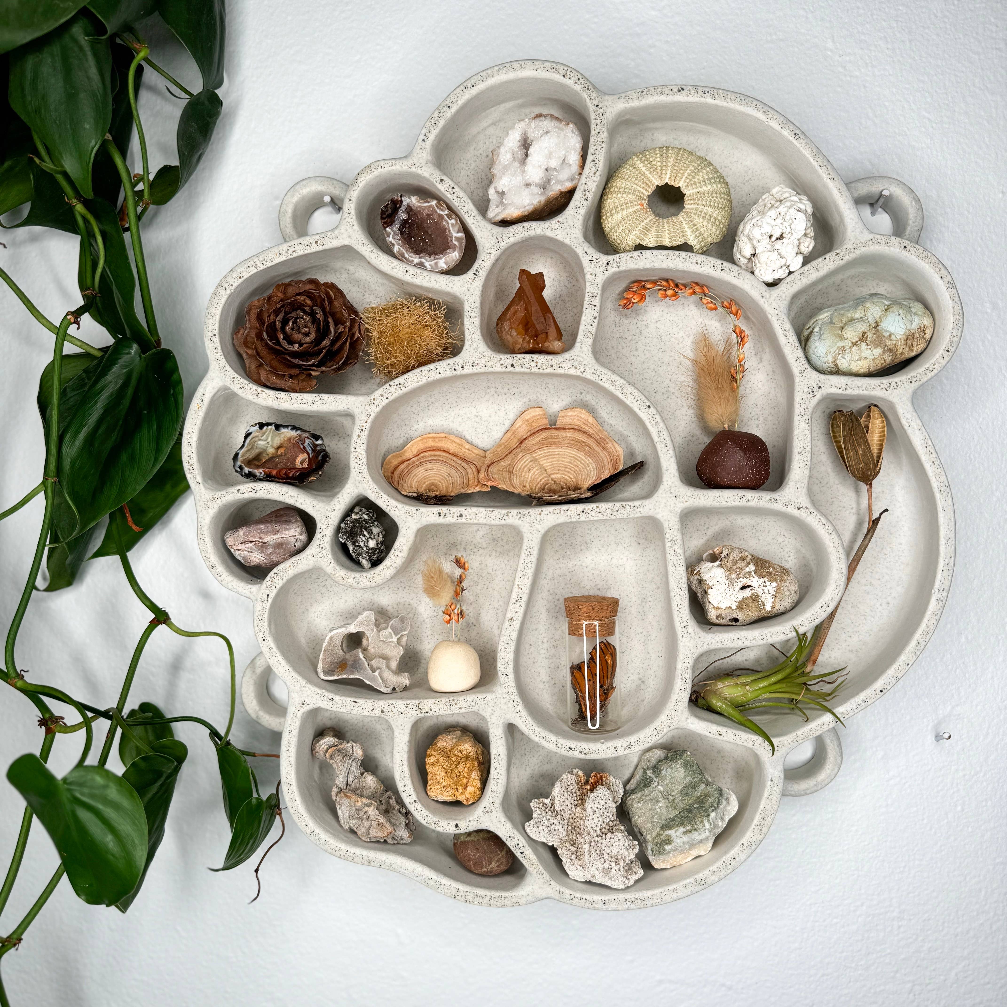 The Minimalist Ceramist - Wholesale Wall Mounted Shelf - Cement Shelf of Inspiration No. 1 - Stone1