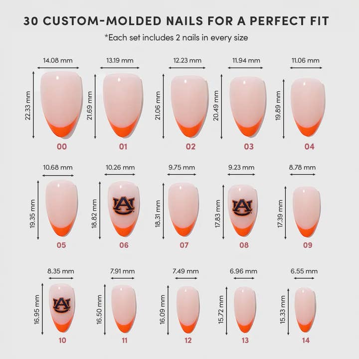 Glamnetic - Wholesale Press-On/Fake Nails - Glamnetic x Fanatics The Collegiate Press-On Nail Collection33