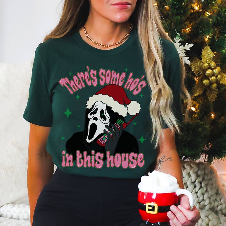 Ghostface hos i dette hus ferie skjorte for engroshandel hos PJ AND CO