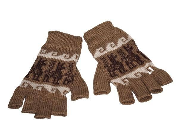 Choice Alpaca Products - Wholesale Gloves – Women's - Alpaca Inca Patterned Fingerless Gloves4