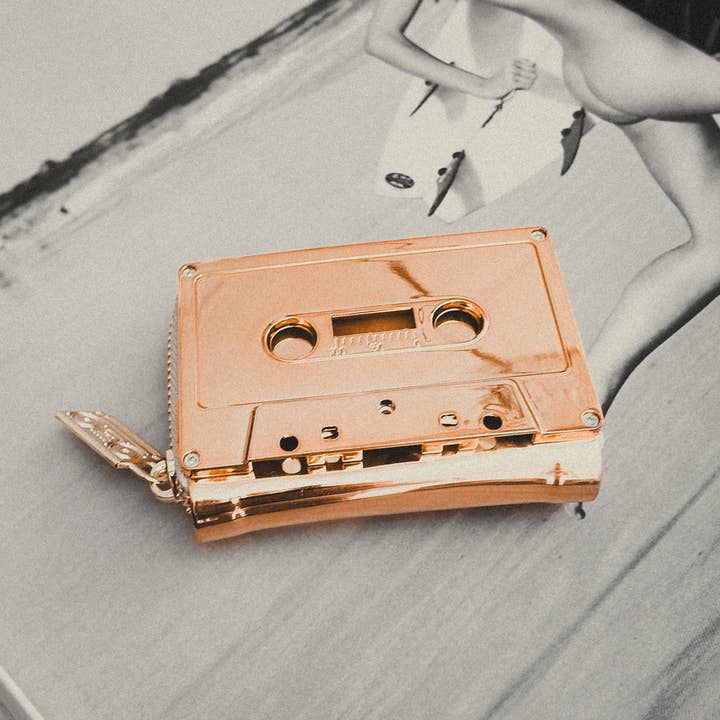 Fydelity - Wholesale Wallet - Unisex - 70264: Cassette Tape Wallet | Rose Gold Chrome7