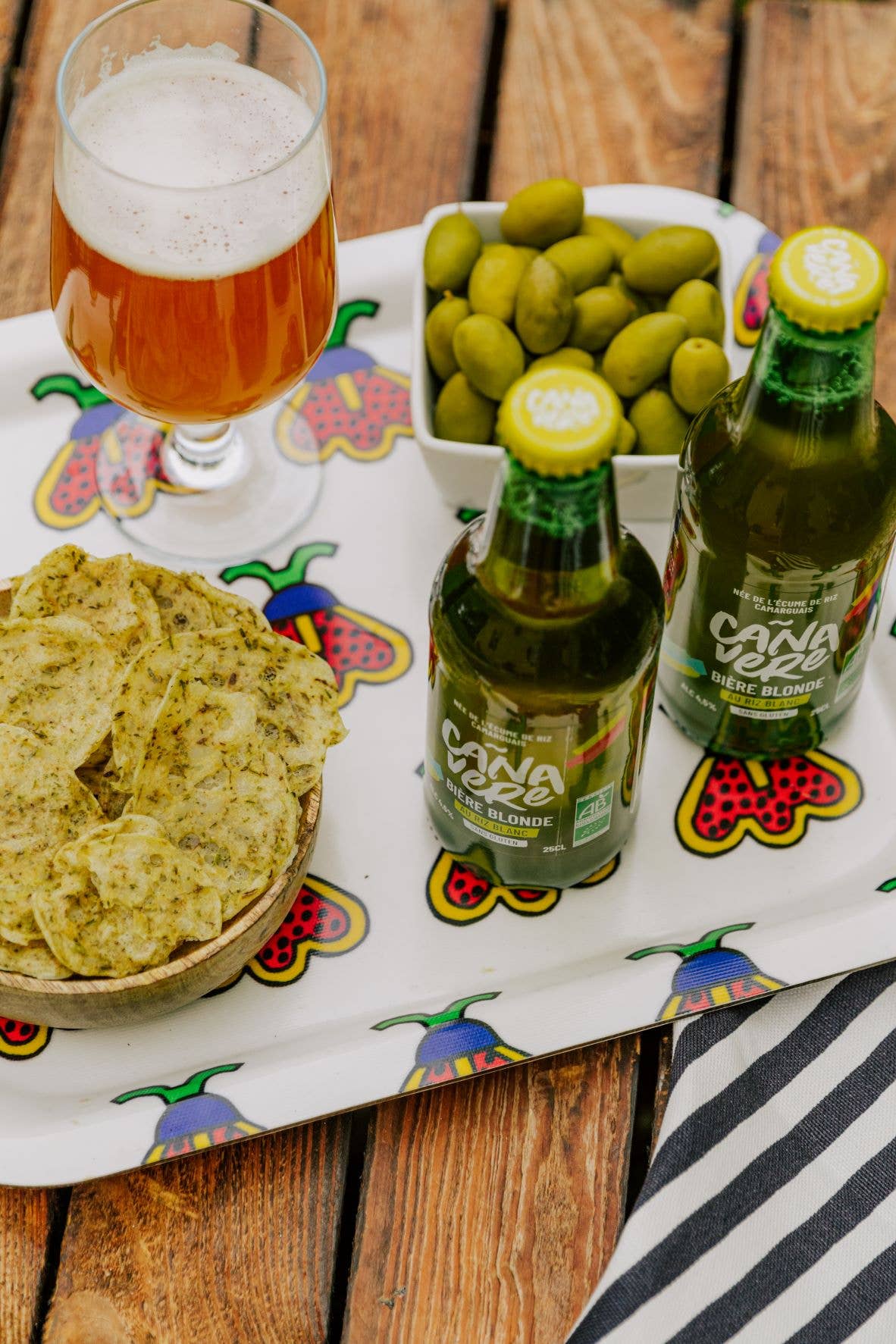 CANAVERE - Vente Bières sans alcool - COURONNE DE 4 BIÈRES BIO SANS GLUTEN AU RIZ DE CAMARGUE IGP4