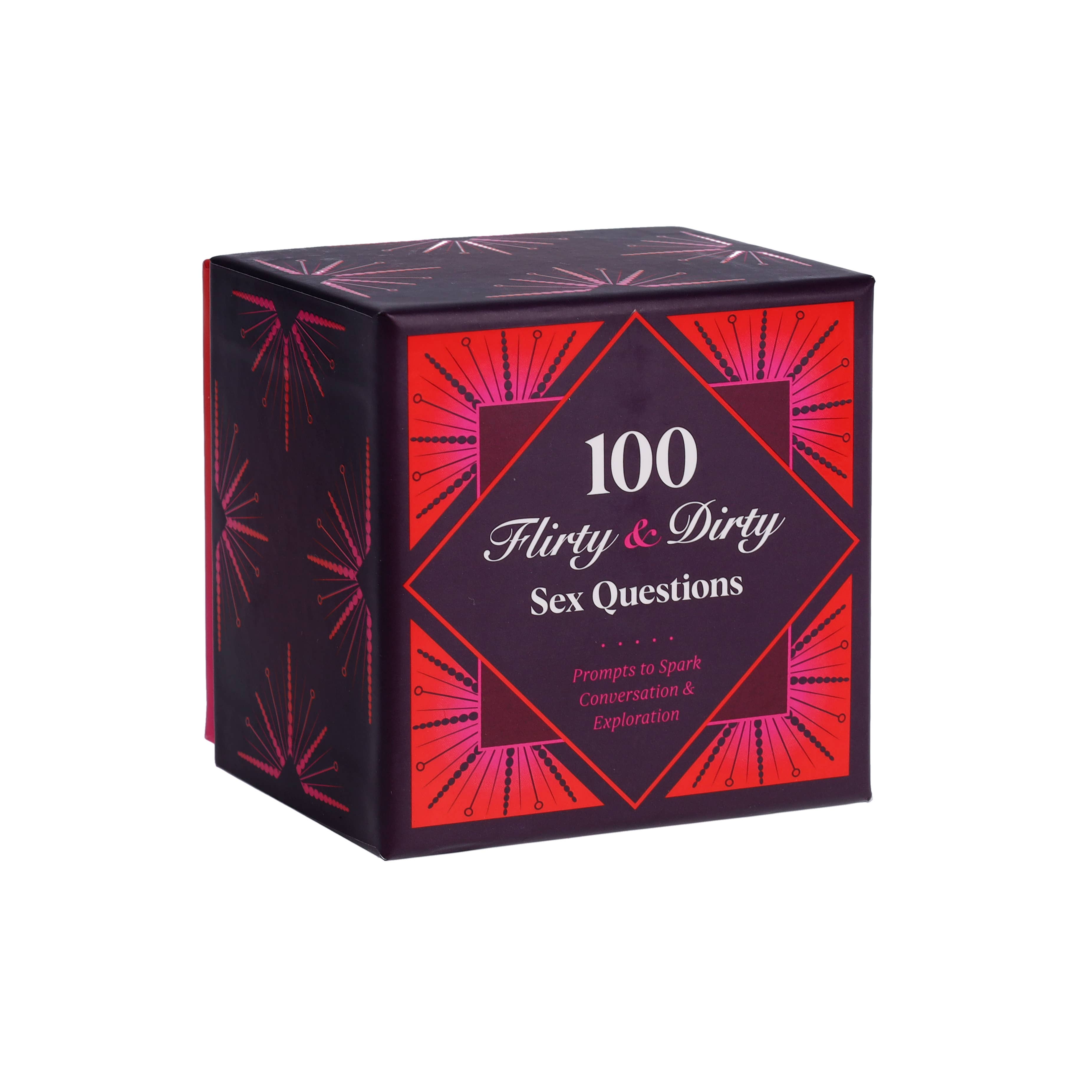 Chronicle Books - Wholesale Card Game - 100 Flirty & Dirty Sex Questions1