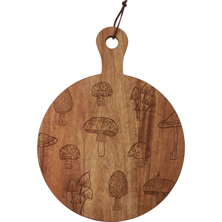 Mushrooms Cutting Board for wholesale by Primitives by Kathy