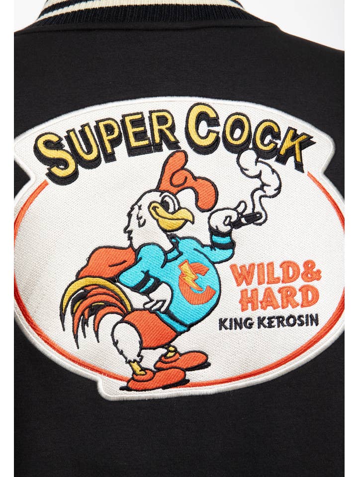 KING KEROSIN – Engroshandel College-/baseballjakke – Mænd – Super Cock collegejakke4