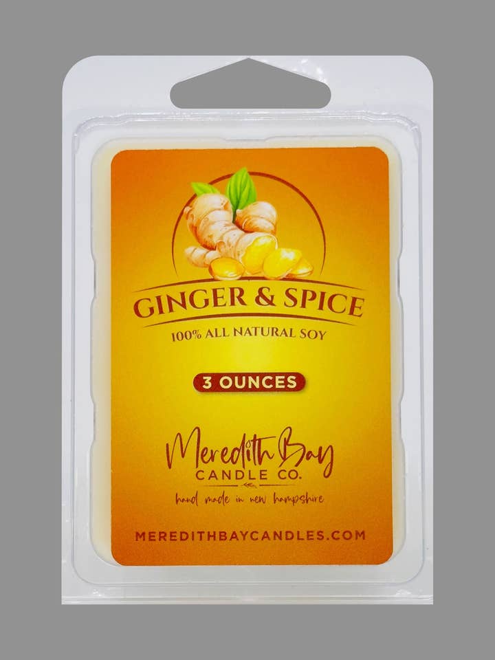 Ginger & Spice for wholesale by Meredith Bay Candle Co