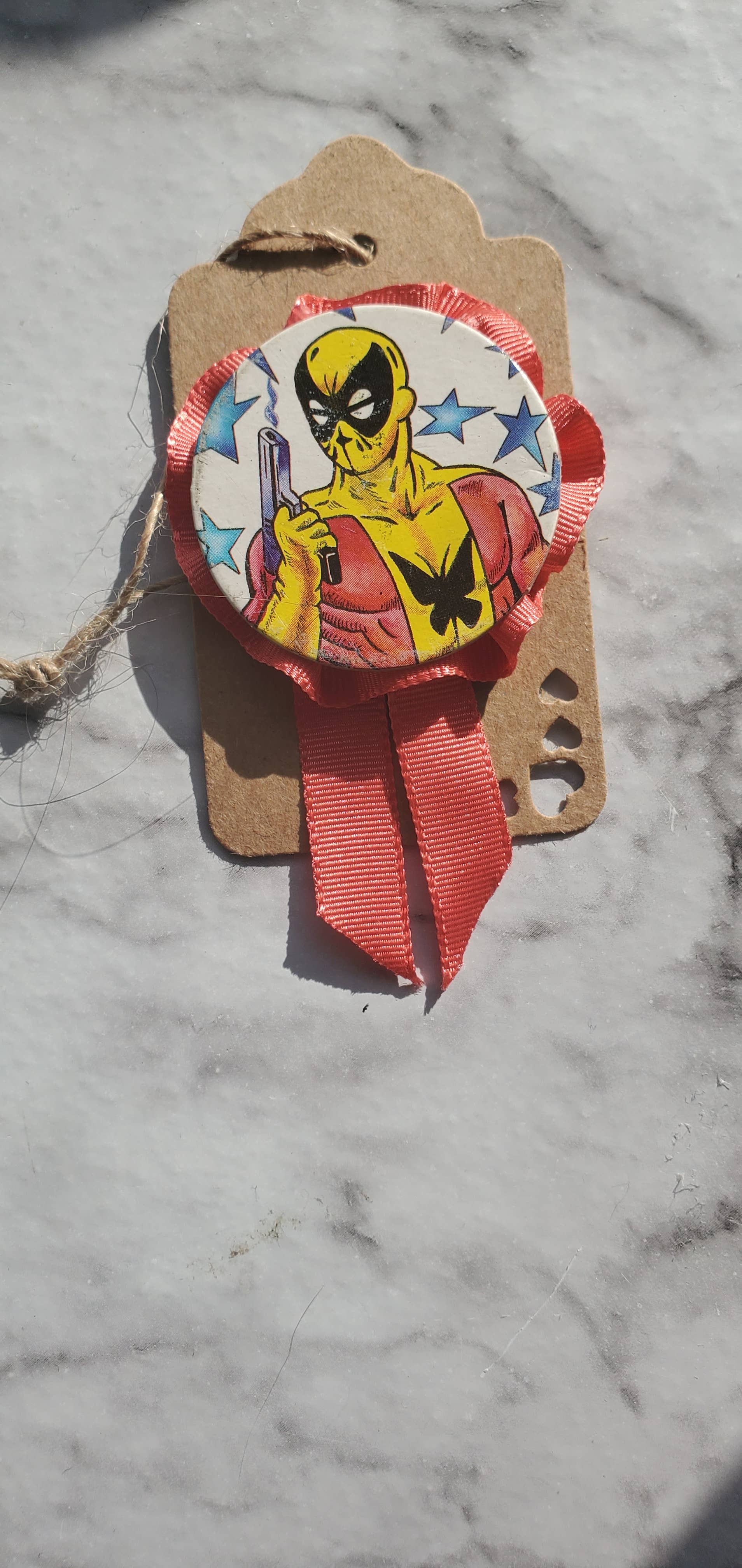 Skullduggery Studios - Wholesale Brooch - Pog upcycled pop culture brooch5