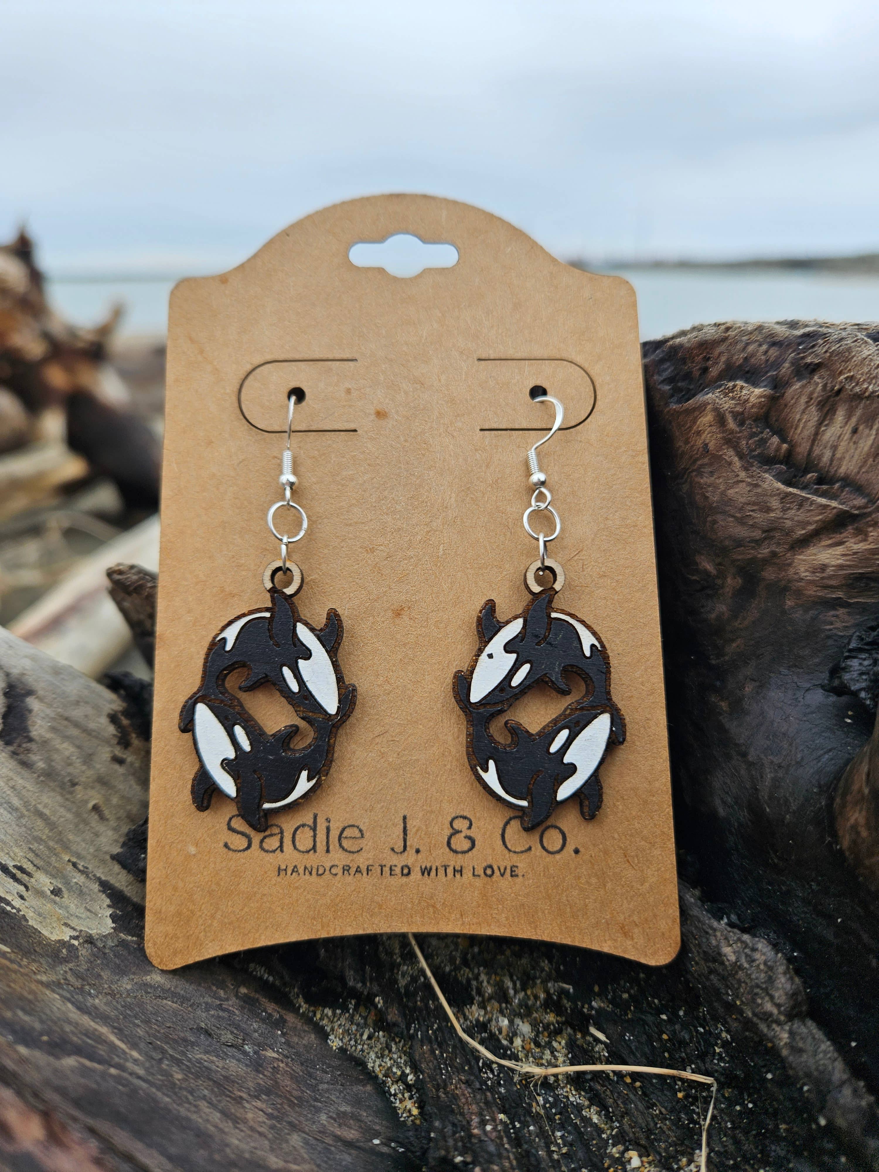 Sadie J. & Co. - Wholesale Dangle Earrings - ORCA DUO | Dangle Earrings0