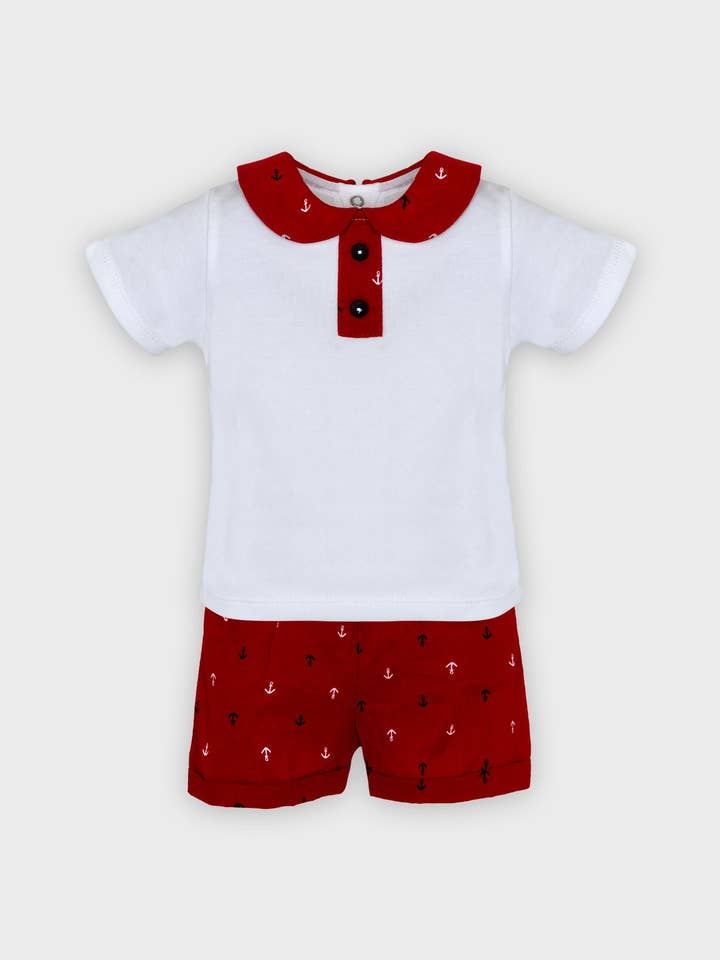 NAUTIC T-shirt+shorts dreng for engroshandel hos Minhon