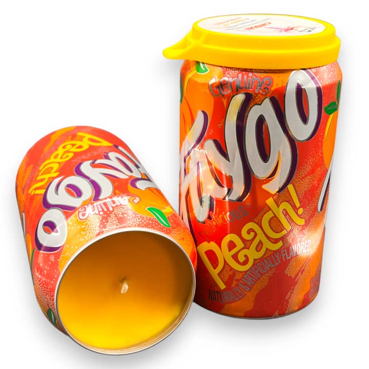 Nefer Designer Candles & Home Decor – wholesale Jar/filled candle – Faygo Peach Pop Soy Candle0