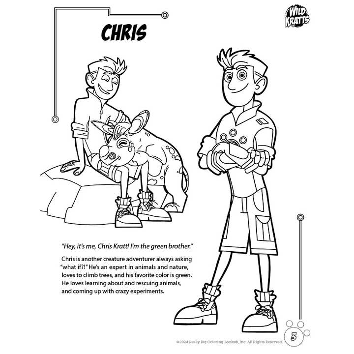 Really Big Coloring Books | ColoringBook.com - Wholesale Coloring & Activity Book - Kids & Baby - Wild Kratts® Coloring Book Official 8.5"x11" PBS KIDS®3