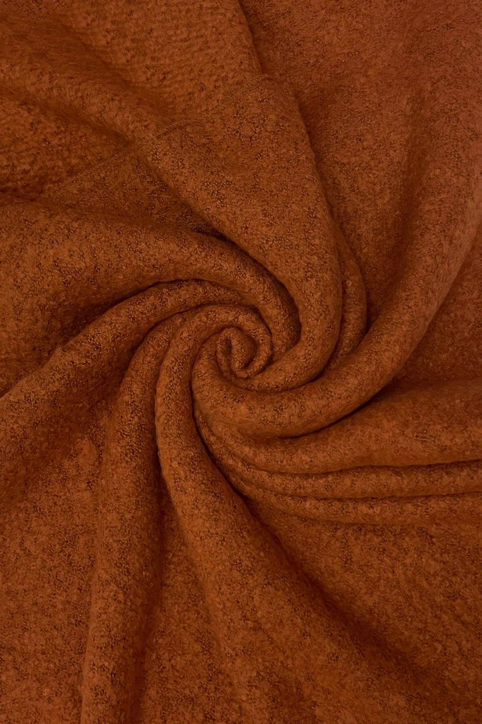 Fashion Scarf World - Wholesale Scarf - Women's - Plain Boucle Diagonal Edge Wool Scarf48