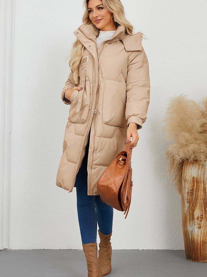 Aria Romance - Wholesale Coat - Women's - Quilted Longline Puffer Coat11