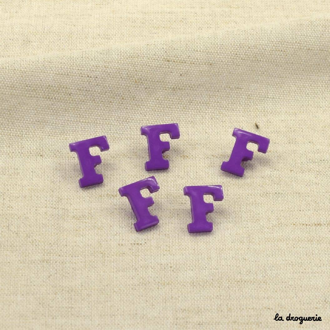 LA DROGUERIE - Wholesale Sewing Button/Snap - Alphabet Button 18 mm3