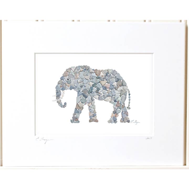 Wildlife art | Elephant art print for wholesale by Love Rocks Me®