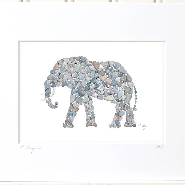 Kunst met wilde dieren | Elephant art print voor wholesale door Love Rocks Me®