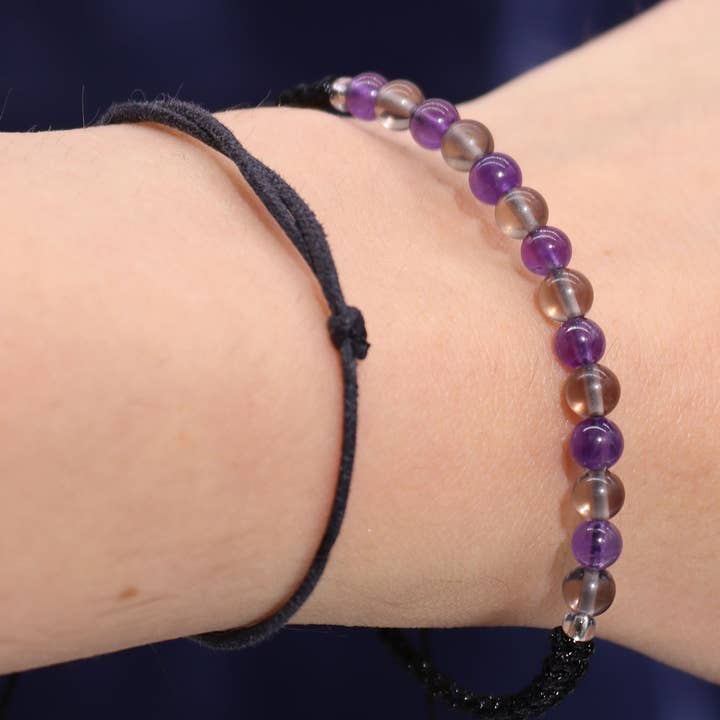 Bougie de cristal avec bracelet - Capricorne pour la vente par Cristaux & Bien-Être