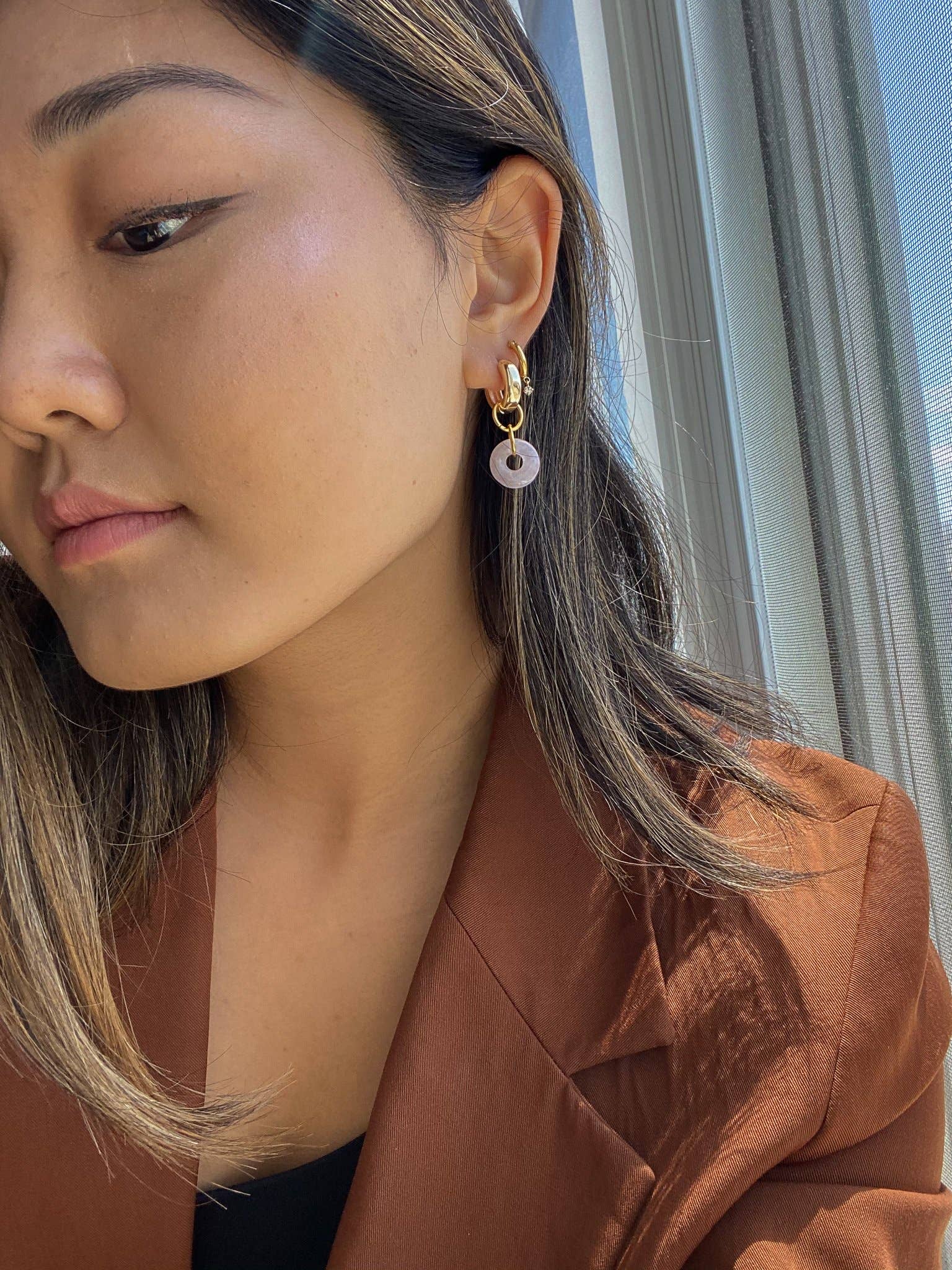 Lotus Haus Studio - Wholesale Dangle Earrings - Chunky Forbidden Fruit Loops3