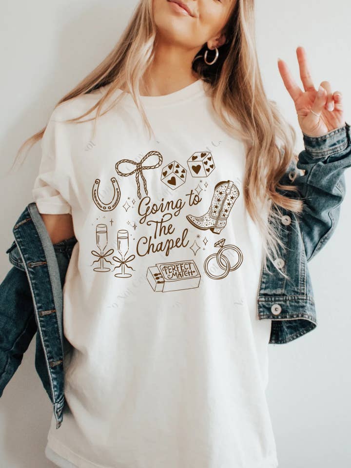 Southern Vogue Wholesale - Wholesale T-Shirt (Graphic) - Women's - Off To The Chapel T Shirt1