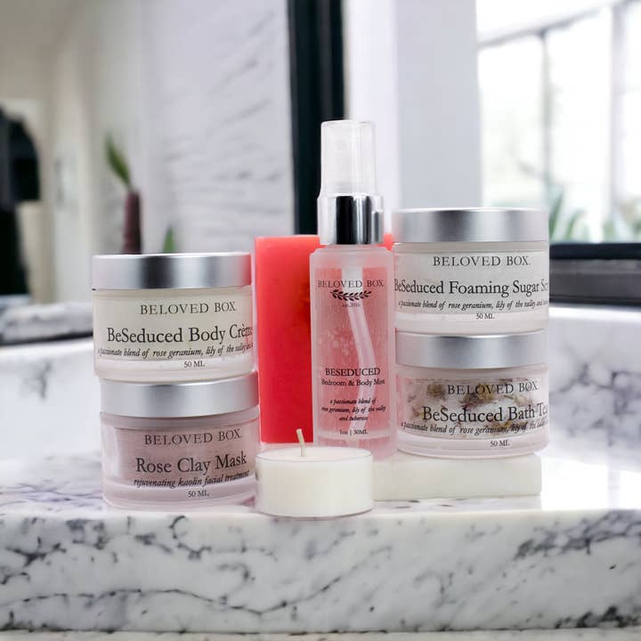 BeSeduced Self-Care Box for wholesale by BeLoved Box