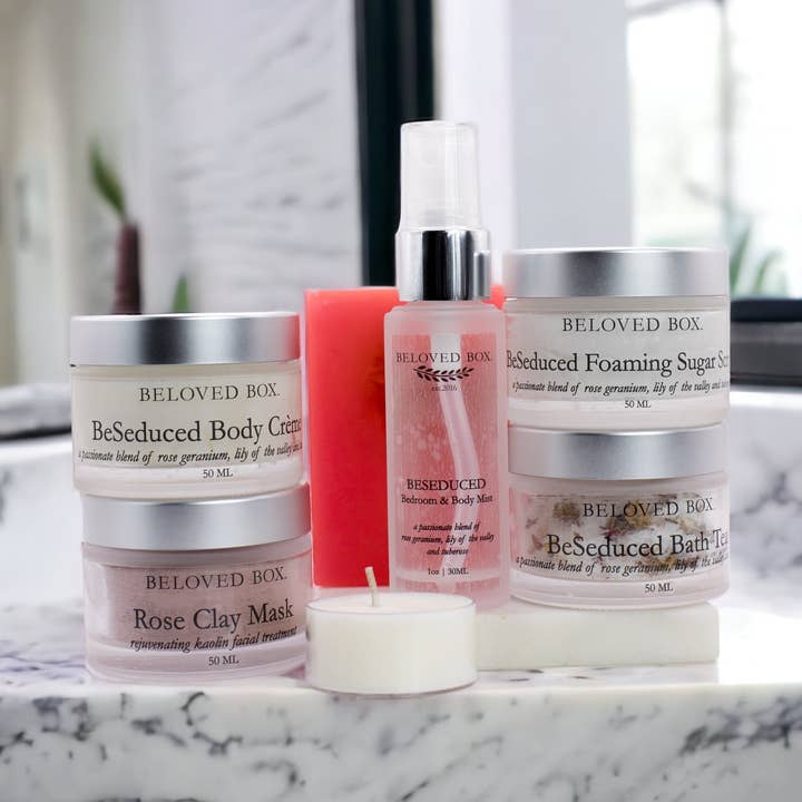 BeSeduced Self-Care Box for wholesale by BeLoved Box