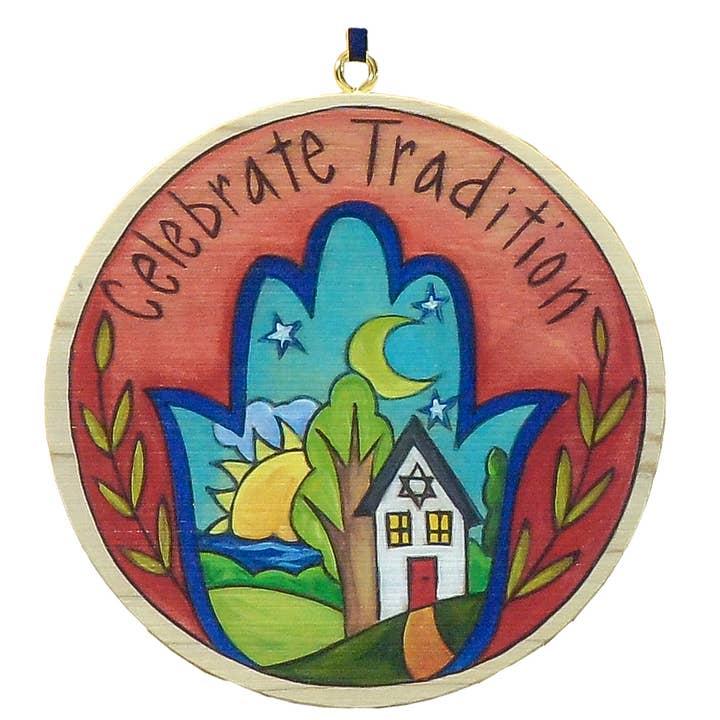 "Happy Hamsa" Ornament for wholesale by Sticks