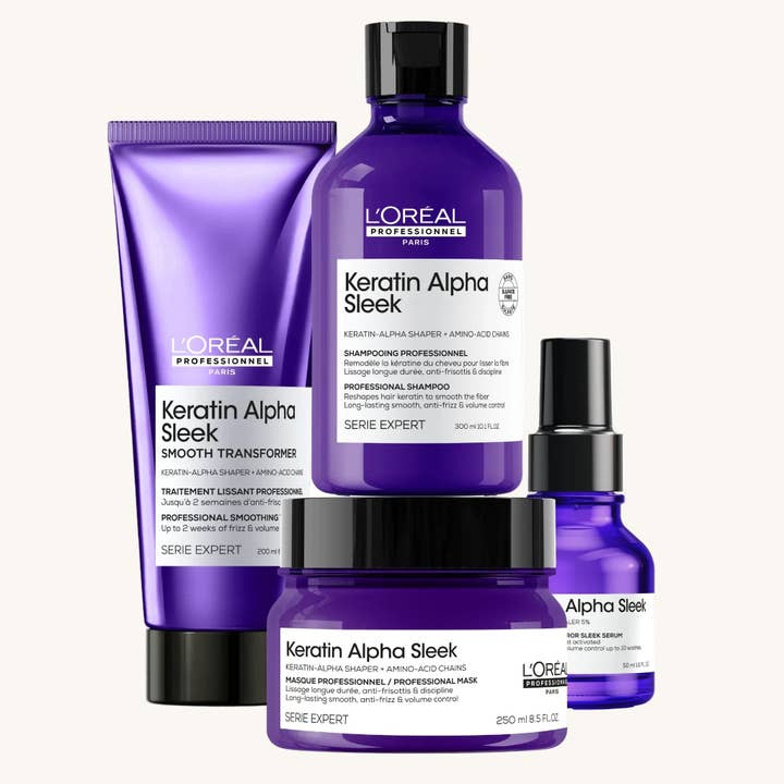 Keratin Alpha Sleek | L'Oreal Professionnel for wholesale by The Blue Garden