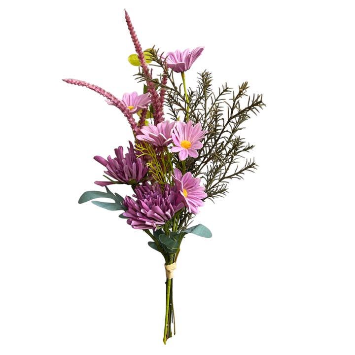 Artificial Pink Sunflower and Chrysanthemum Bouquet Arrangem for wholesale by Sun Decorer