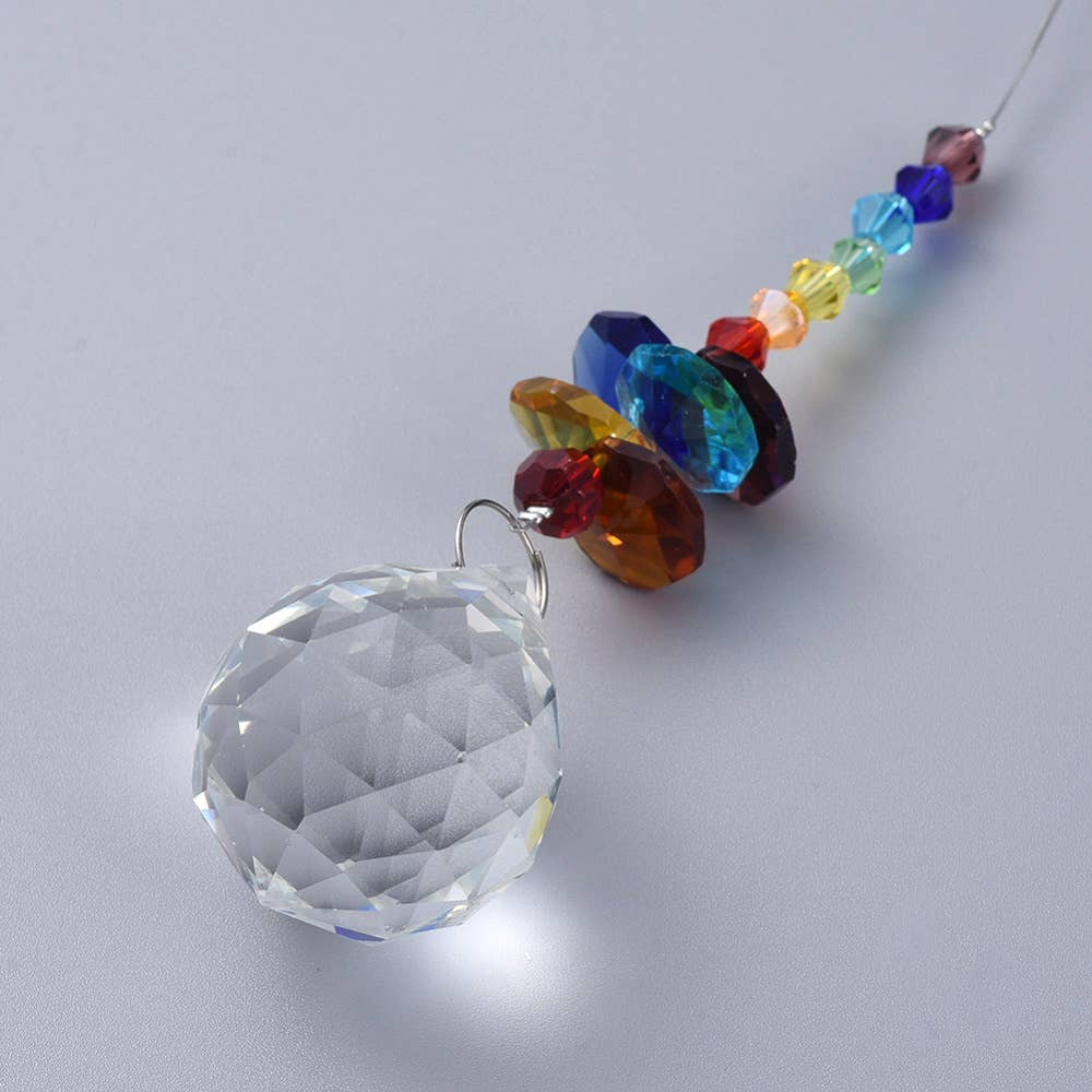 VIE - Wholesale Suncatcher - 7 Chakra Crystal Suncatcher23