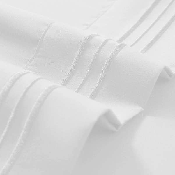 Okao Home Goods - Wholesale Bedding Pillowcase/Sham - White Bamboo Pillow Cases Sets - Soft & Cool Best Bamboo Pillowcase Set4