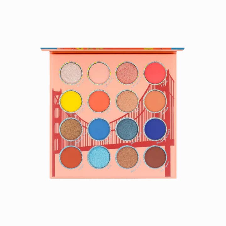 Kara Beauty - Wholesale Eyeshadow Palette - SAN FRANCISCO 16-Shades Creative Beauty Palette - VEGAN1
