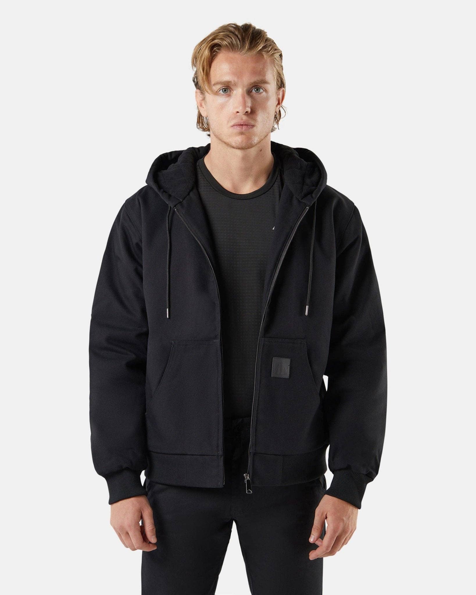 BAD WORKWEAR - Wholesale Jacket - Men's - BAD MICHIGAN™ HEAVY-DUTY COTTON CANVAS HOODED JACKET1