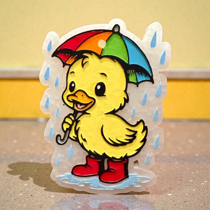 Puddles the Duck Freshie for wholesale by Bug and Bean Freshies