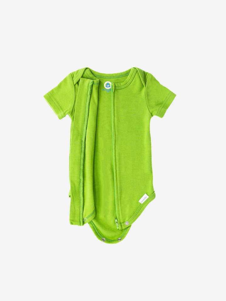 Forest Zipper Bodysuit in Forest, Newborn for wholesale on Faire2