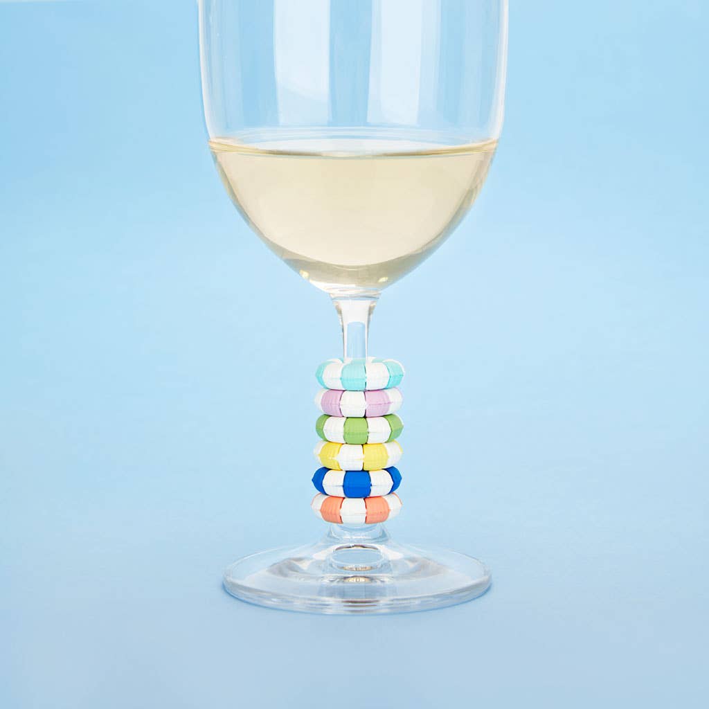 Balvi - Wholesale Wine/Cocktail Glass Markers - Brand cups, Floats, Surt colors. , plastic5