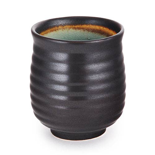 Urban Tokyo - Wholesale Coffee/tea cup - Midori Kanyu Yunomi Style 3.5"H Tea Cup Porcelain 10fl oz