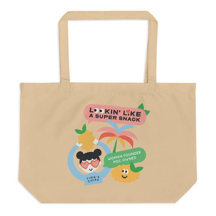 Tings tropiska dekaler Tote | Miljövänligt för wholesale av Ting's, LLC