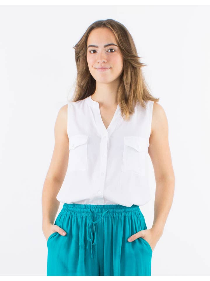 Coline - Wholesale Button Down Shirt - Women's - Blouse — woman-CH173172