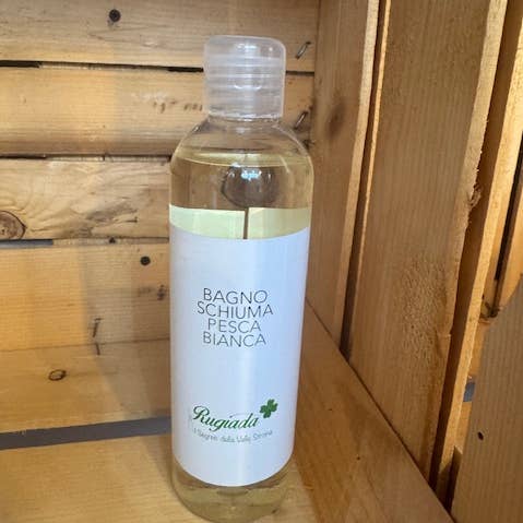 Weißer Pfirsich Duschgel für den Großhandel von Rugiada I Segreti della Valle Strona