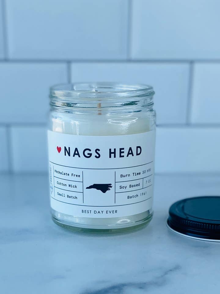 Nags Head, Outer Banks, NC Candle for wholesale by Rambling Caravan