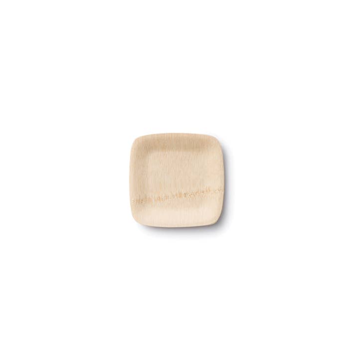 bambu® - Wholesale Disposable Plate - Disposable Bamboo 3.5" Tasting Plates, Bulk Case5
